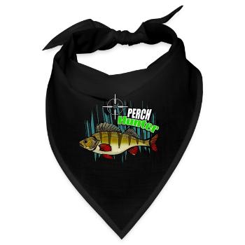 Barschjäger - Bandana - Schwarz - Vorne