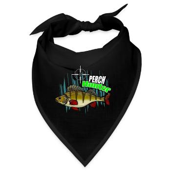 Barschjäger - Bandana - Schwarz - Vorne