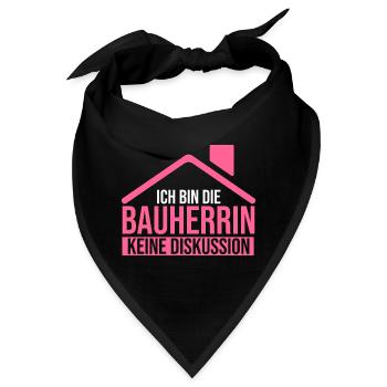 Bauherrin - Bandana - Schwarz - Vorne