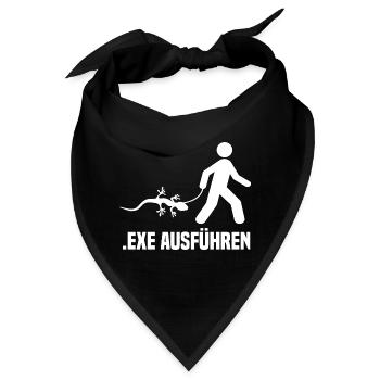 .EXE ausführen - Admin - Bandana - Schwarz - Vorne