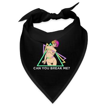 EROTIC GIRL SEXY SHIBARI BONDAGE GIRL BREAK ME - Bandana - Schwarz - Vorne