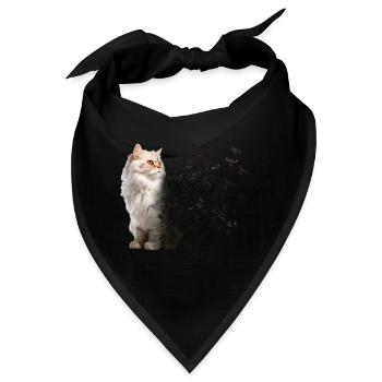 Persische Katze - Bandana - Schwarz - Vorne