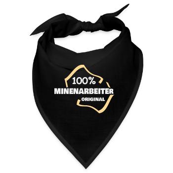 Beruf Minenarbeiter - Bandana - Schwarz - Vorne