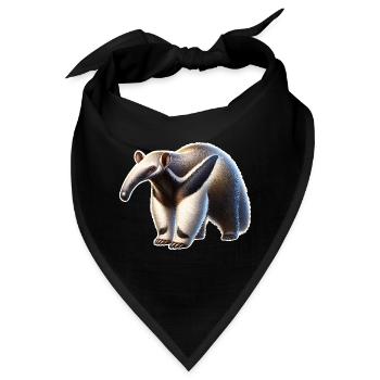 Ameisenbär - Bandana - Schwarz - Vorne
