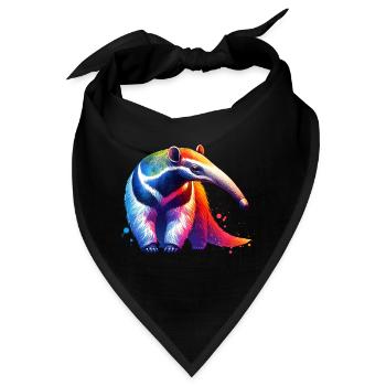 Ameisenbär - Bandana - Schwarz - Vorne
