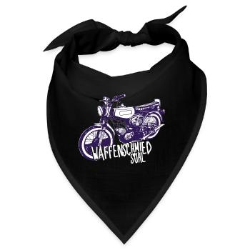 Simme Sr51/Schwalbenfahrer / Ostalgie /Mofa / KR51 - Bandana - Schwarz - Vorne