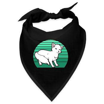 Polarfuchs - Bandana - Schwarz - Vorne