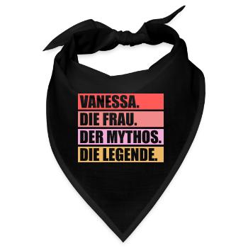 Vanessa - Bandana - Schwarz - Vorne