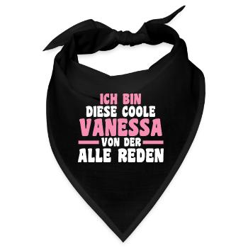 Vanessa - Bandana - Schwarz - Vorne