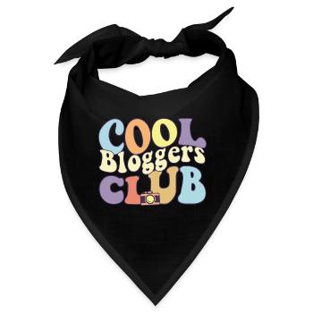 Cool Bloggers Club Influencer Writer Vlogger - Bandana - Schwarz - Vorne
