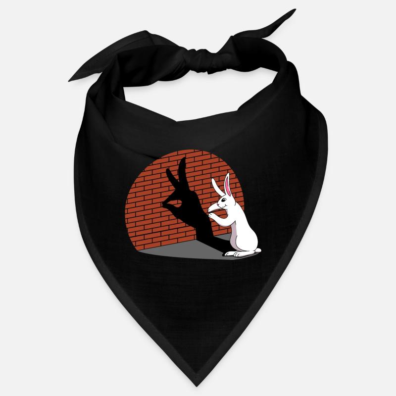 Rabbit Shadow Figure Shadow Image Shadow Play Bandana
