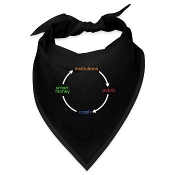 intelligentes Geld->Institutionen-> - Bandana - Schwarz - Vorne