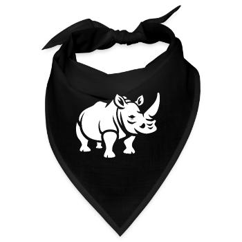 Nashorn - Bandana - Schwarz - Vorne