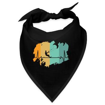 Kitesurfing - Bandana - Schwarz - Vorne