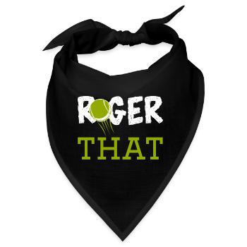 Roger That - Bandana - Schwarz - Vorne