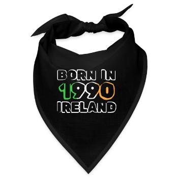 Irland 1990 - Bandana - Schwarz - Vorne
