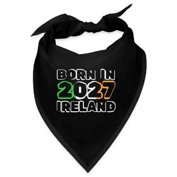 Ireland 2027 - Bandana - Schwarz - Vorne