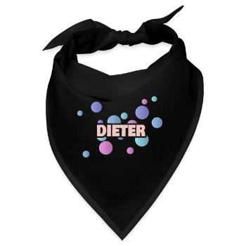 Dieter - Bandana - Schwarz - Vorne