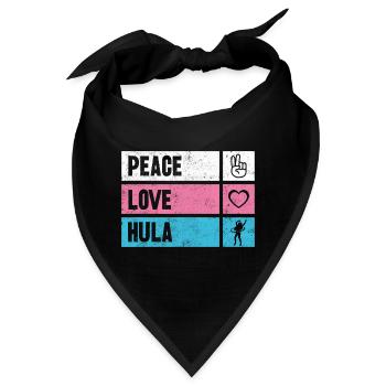 Hulla Hoop Hula Reifen Hullern Geschenk - Bandana - Schwarz - Vorne