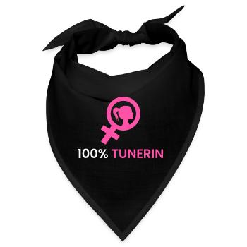 100% Tunerin - Bandana - Schwarz - Vorne