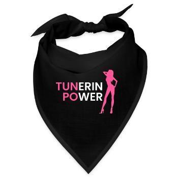 Tunerin Power - Bandana - Schwarz - Vorne