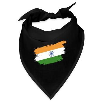 Indien - Bandana - Schwarz - Vorne
