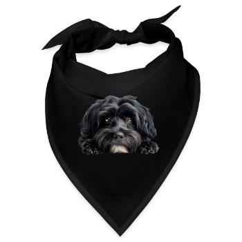 Havanese - Bandana - Schwarz - Vorne