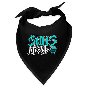 Snus rauchfrei Nichtraucher Nikotin Antiraucher - Bandana - Schwarz - Vorne