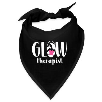 Glow-Therapeutin - Bandana - Schwarz - Vorne