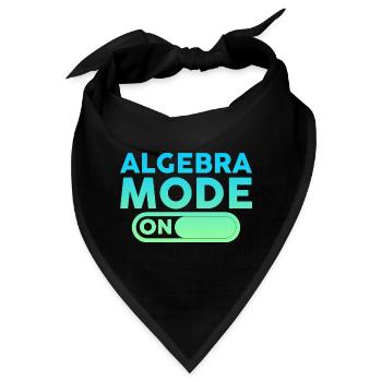 Algebra Mode On 4 - Bandana - Schwarz - Vorne