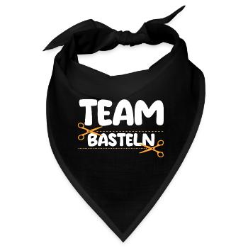 Bastler Bastelunterricht Basteln - Bandana - Schwarz - Vorne