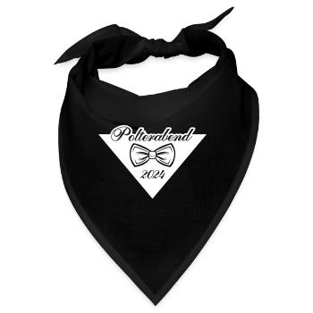 Polterabend 2024 - Bandana - Schwarz - Vorne
