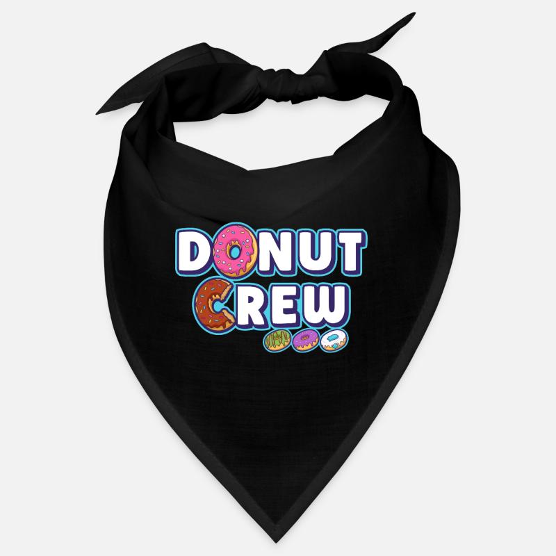 Donut Candy Pastry Baked Goods Donut Crew Bandana