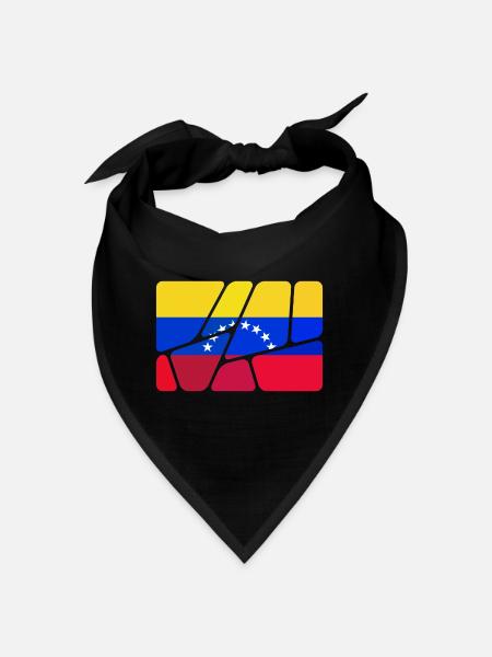 Venezuela Venezuela - Bandana - black - Front
