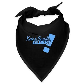 Lustig Albert - Bandana - Schwarz - Vorne