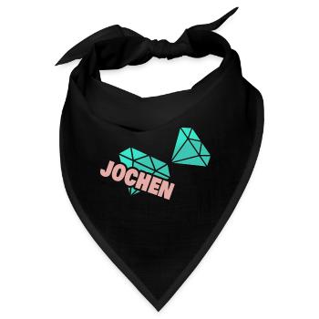 Jochen als Papa - Bandana - Schwarz - Vorne