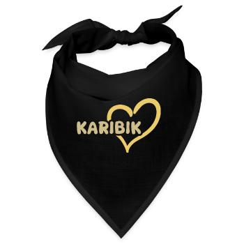 Karibik - Bandana - Schwarz - Vorne