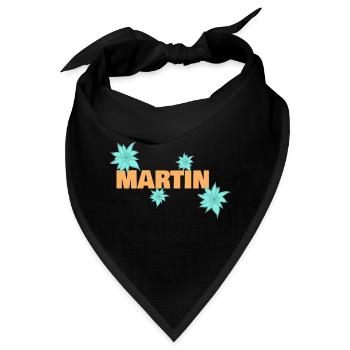 Martin - Bandana - Schwarz - Vorne