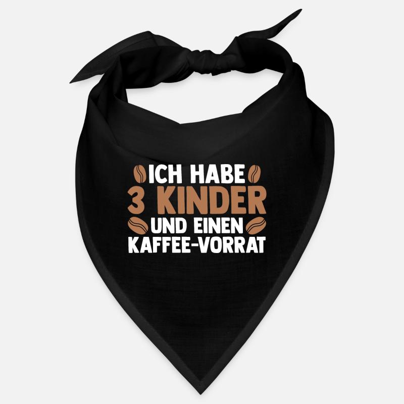 Mama Von 3 Kindern Kaffe Bandana