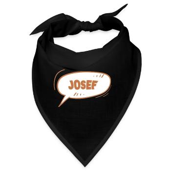 Josef - Bandana - Schwarz - Vorne