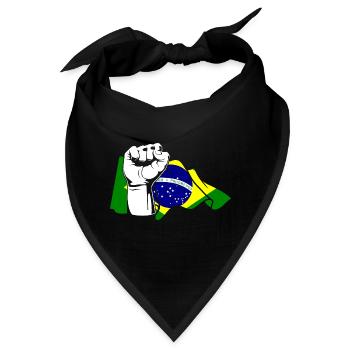 Faust Brasilianer Brasilien - Bandana - Schwarz - Vorne