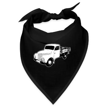 Framo pritsche Transporter Lkw DDR IFA Oldtimer - Bandana - Schwarz - Vorne