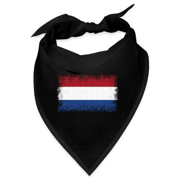 Niederlande als Niederlande - Bandana - Schwarz - Vorne