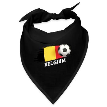 Belgien - Bandana - Schwarz - Vorne