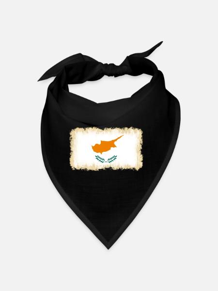 Zypern Zypern - Bandana - Schwarz - Vorne