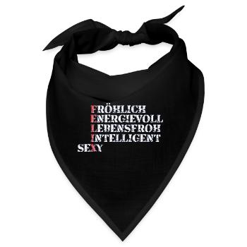 felix - Bandana - Schwarz - Vorne