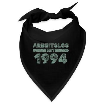Arbeitslos 1994 - Bandana - Schwarz - Vorne
