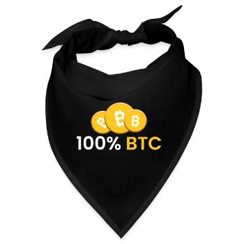 100% BTC - Bandana - Schwarz - Vorne