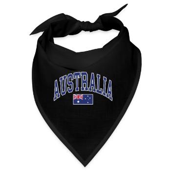 Australia - Bandana - Schwarz - Vorne