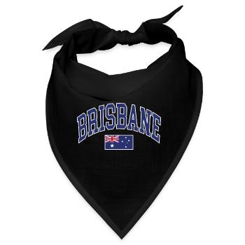 Brisbane - Bandana - Schwarz - Vorne
